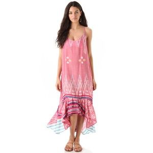 Indah Beyti Long Ruffle Dress